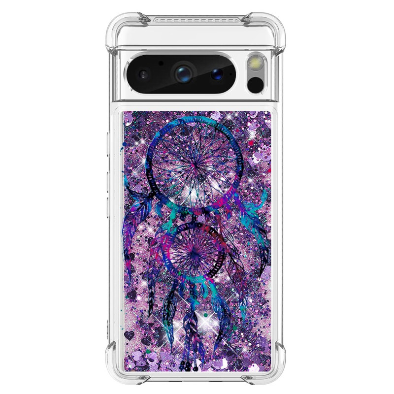 Coque Google Pixel 8 Pro Paillettes Attrape Rêves