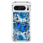 Coque Google Pixel 8 Pro Paillettes Papillons