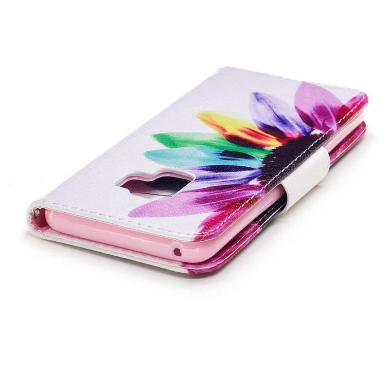 Housse Samsung Galaxy S9 Fleur Aquarelle