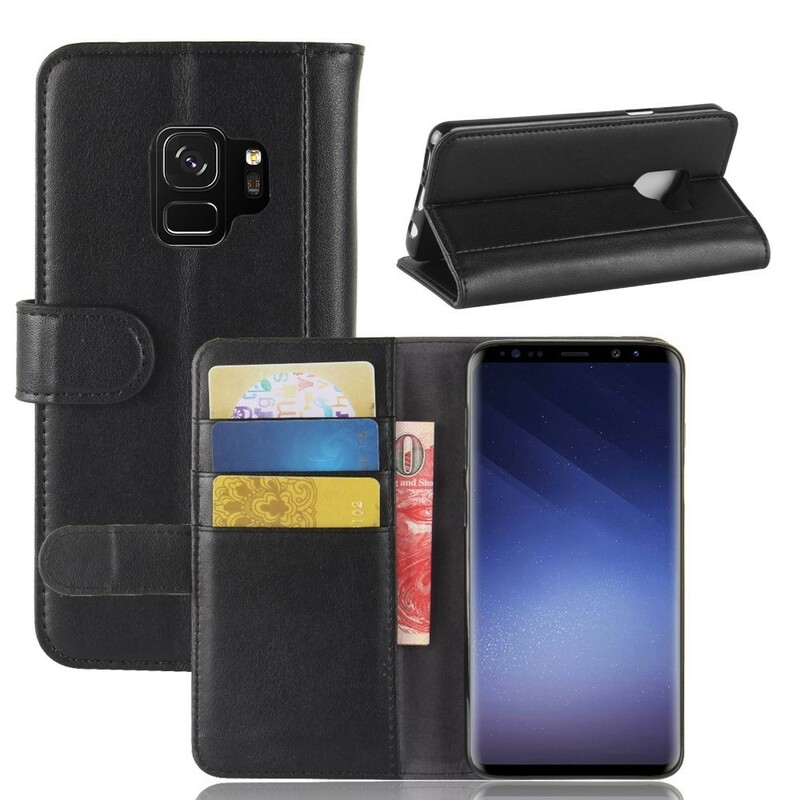 Housse Samsung Galaxy S9 Cuir Fendu