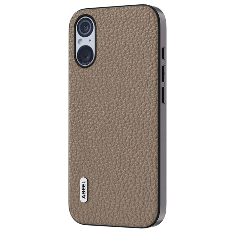 Coque Sony Xperia 5 V Véritable Cuir Litchi ABEEL