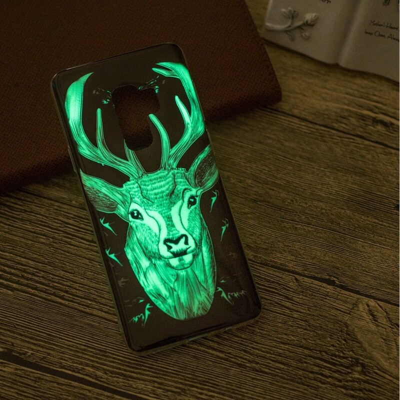 Coque Samsung Galaxy S9 Cerf Majestueux Fluorescente