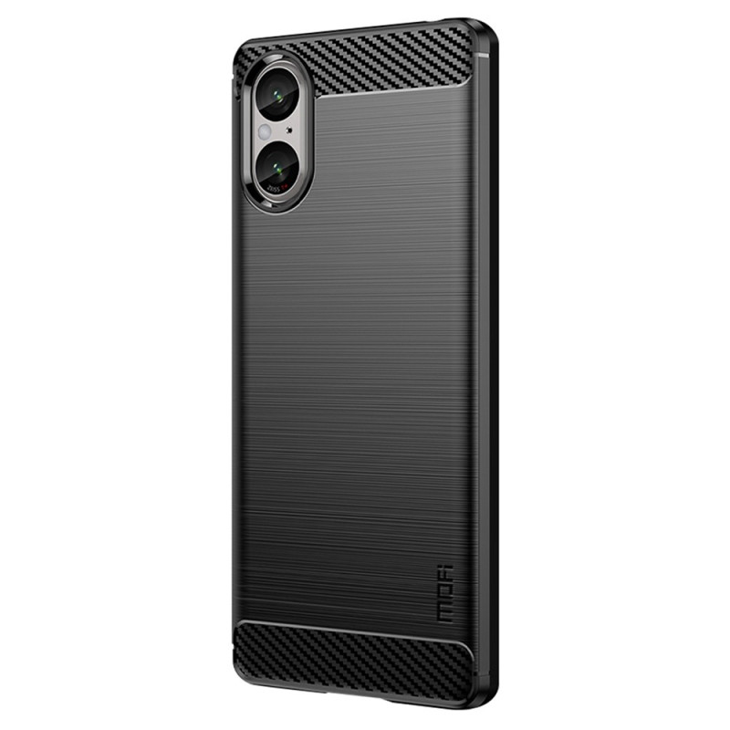 Coque Sony Xperia 5 V Fibre Carbone Brossée MOFI