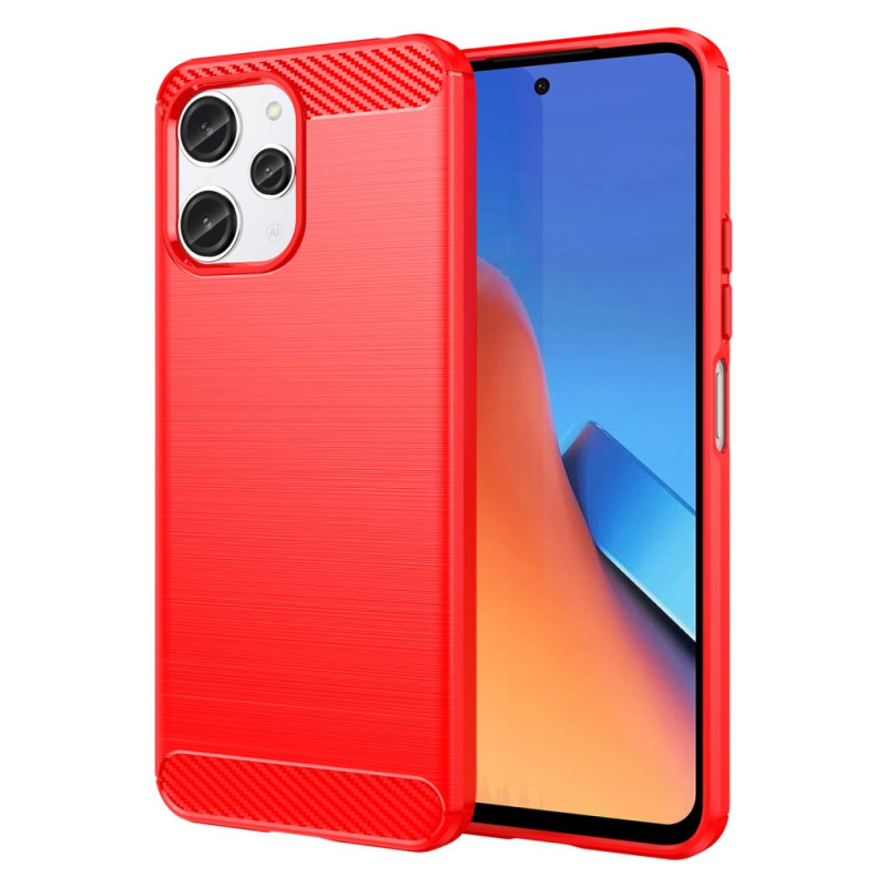 Coque Xiaomi Redmi 12 5G / Poco M6 Pro 5G Fibre Carbone Brossée