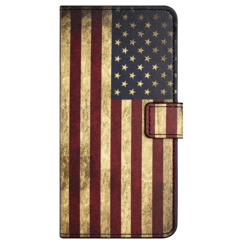 Housse Samsung Galaxy S23 FE Drapeau Américain Vintage