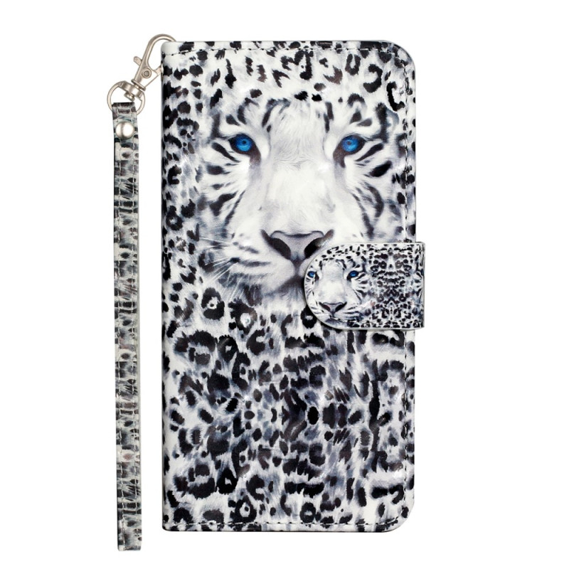 Housse Samsung Galaxy S23 FE Tigre à Lanière