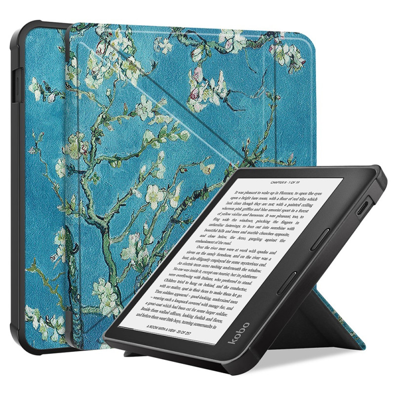 Smart Case Kobo Libra 2 Origami Branches