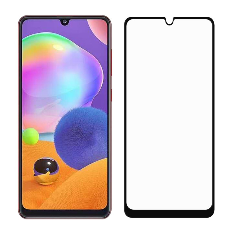 Protection en Verre Trempé Contours Noirs Écran Samsung Galaxy A31