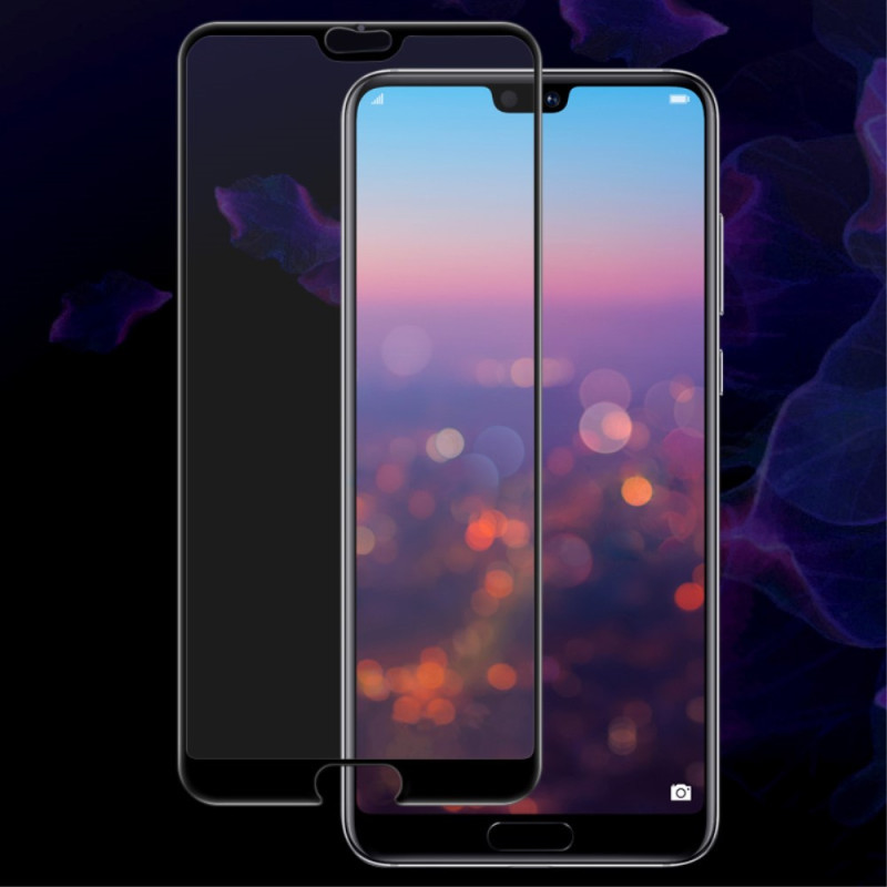 Protection en Verre Trempé Contours Noirs Écran Huawei P20 Pro