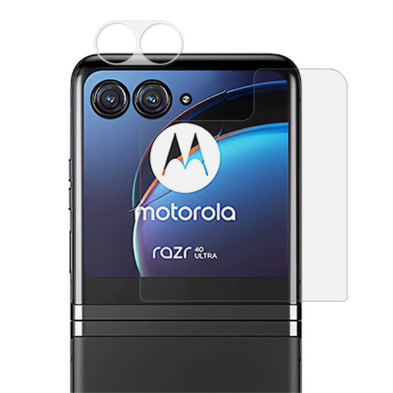 Lentilles et Protection en Verre Trempé Écran Motorola Razr 40 Ultra