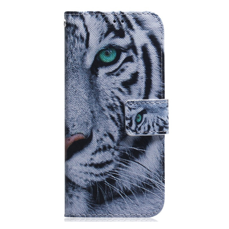 Housse Moto G14 Tête de tigre