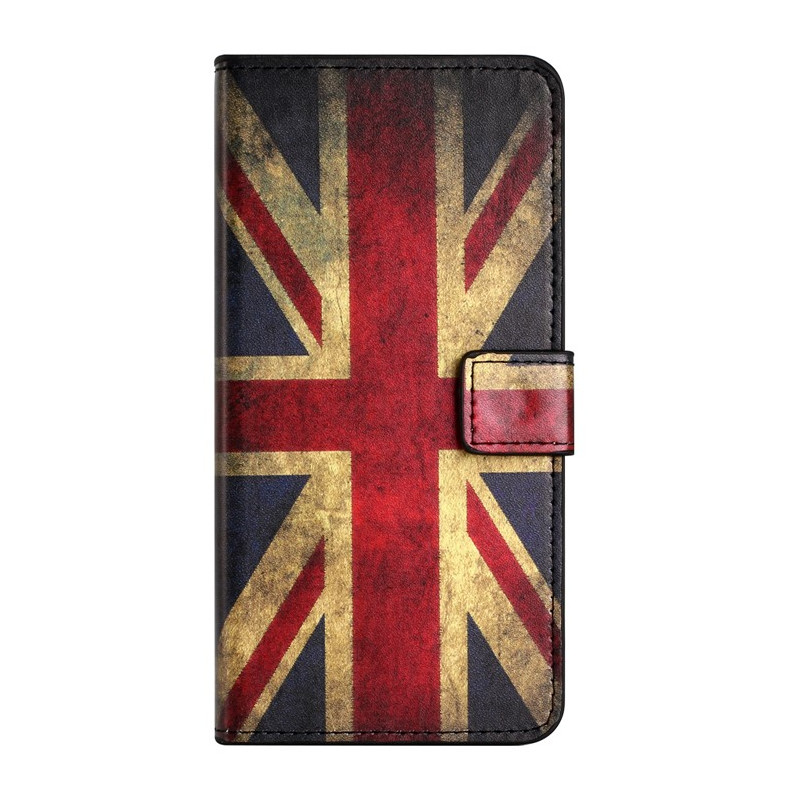 Housse Moto G14 Drapeau Anglais Vintage