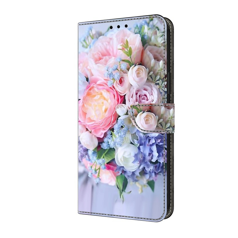 Housse Moto G14 Fleurs colorées