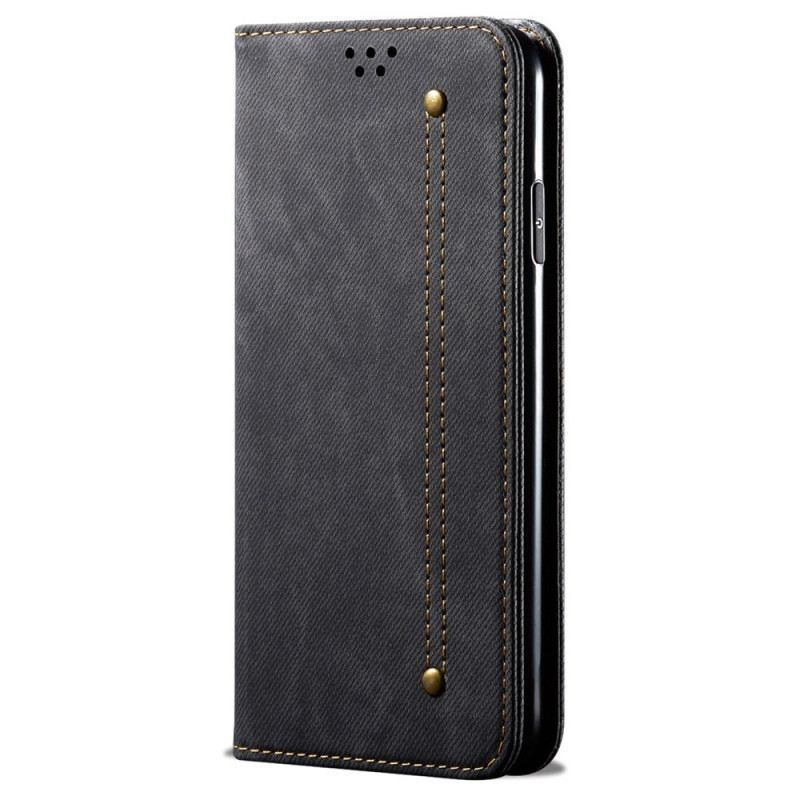 Flip Cover Honor 70 Lite / X8 Tissu Jeans