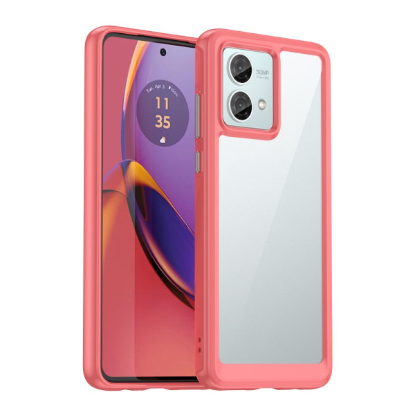 Coque Moto G84 5G Hybride avec Rebords Colorés