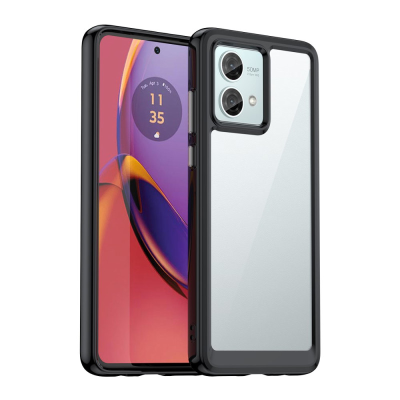 Coque Moto G84 5G Hybride avec Rebords Colorés