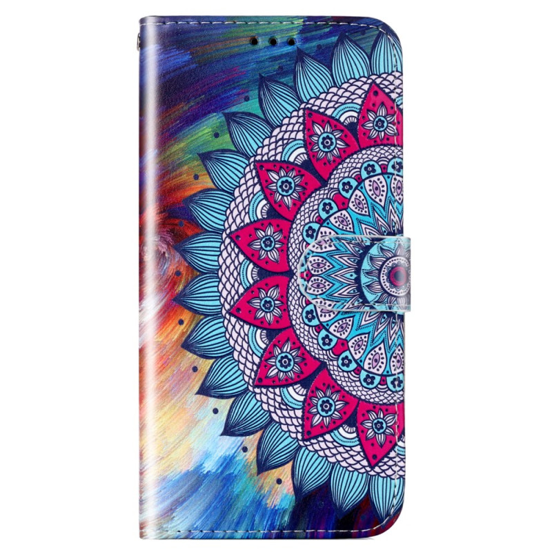 Housse Moto G54 5G Motif Mandala à Lanière