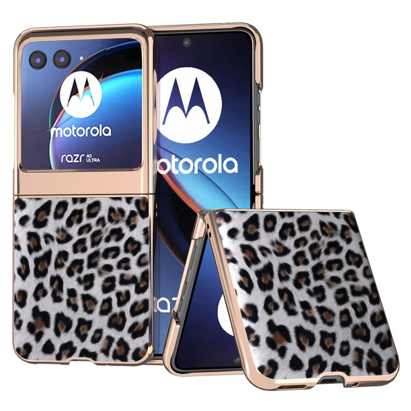 Coque Motorola Razr 40 Ultra Effet Léopard