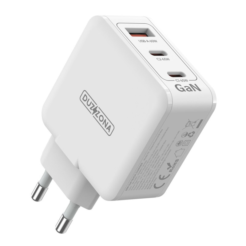 Chargeur Mural 3 Ports USB C DUZZONA