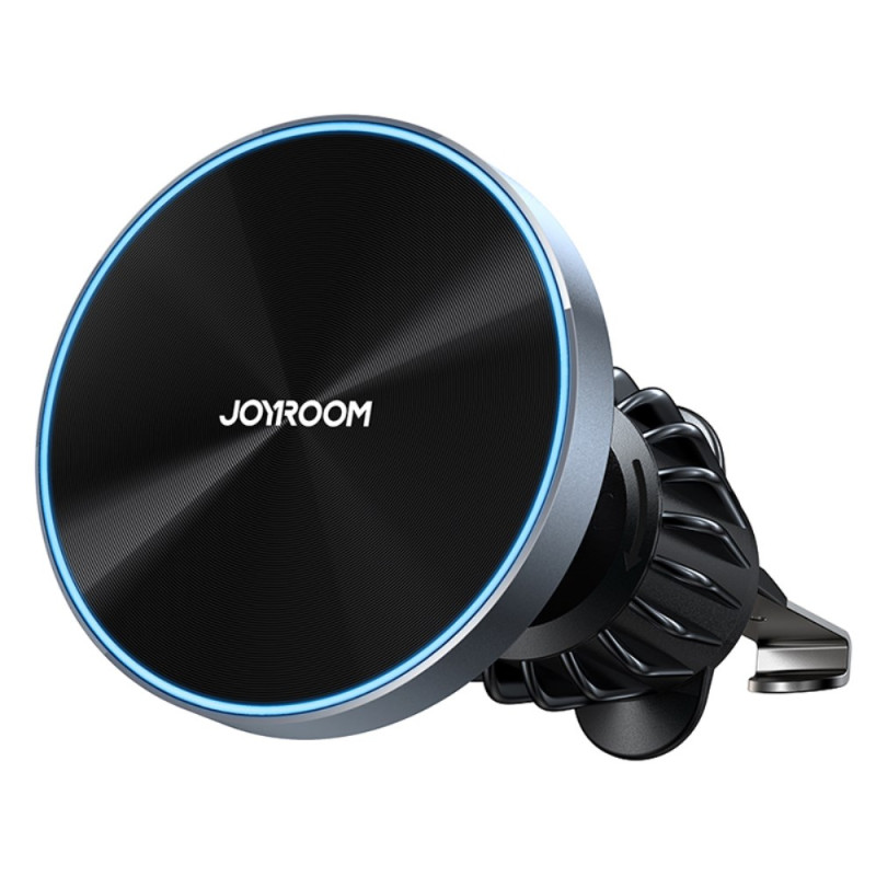 Support de Voiture à Ventilation Chargeur sans Fil Magnétique avec Lumière Ambiante JOYROOM