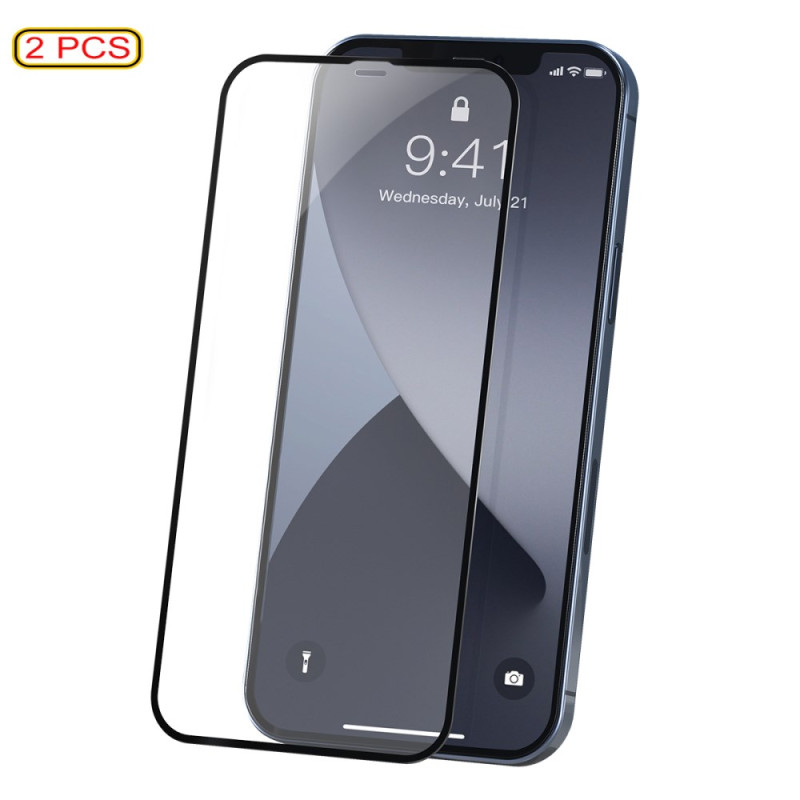 Protection en Verre Trempé Intégrale pour Écran iPhone 12 Pro Max (2 pcs) BASEUS