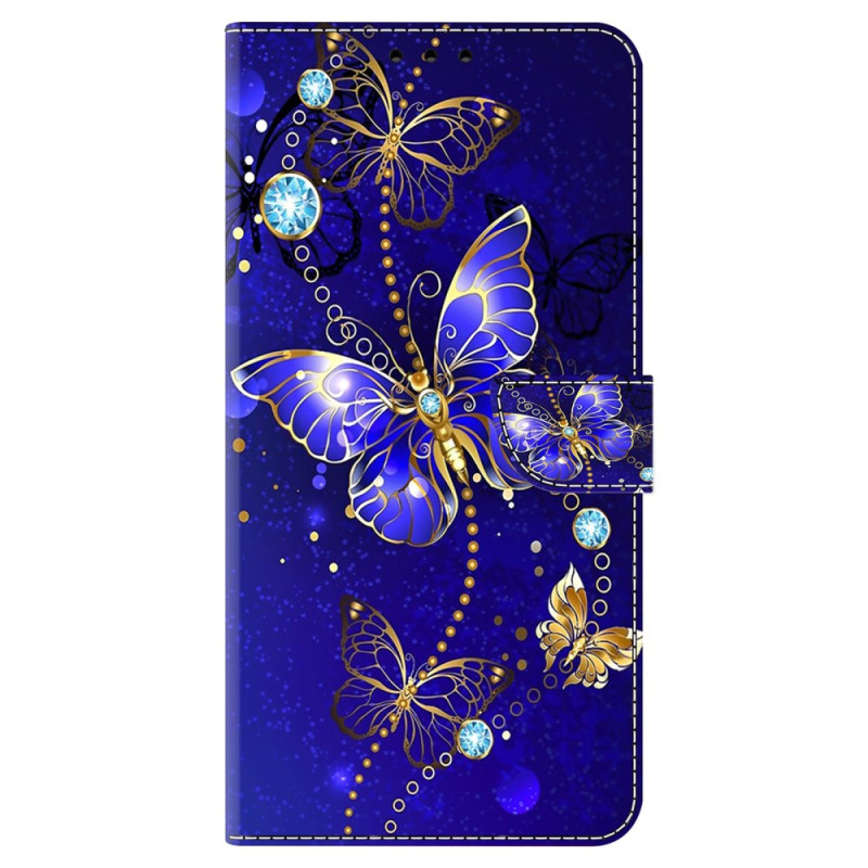 Housse Samsung Galaxy S24 Plus 5G Papillons Diamants