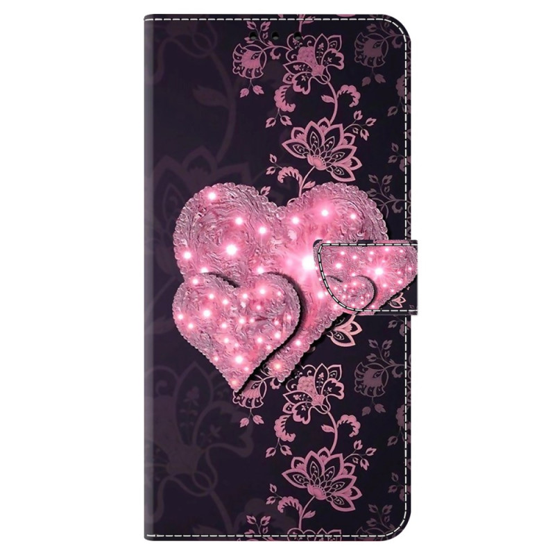 Housse Samsung Galaxy S24 Plus 5G Coeurs en Dentelle