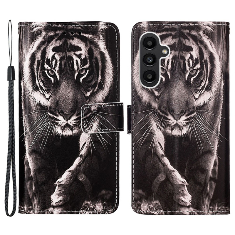 Housse Samsung Galaxy A25 5G / A24 4G Tigre à Lanière