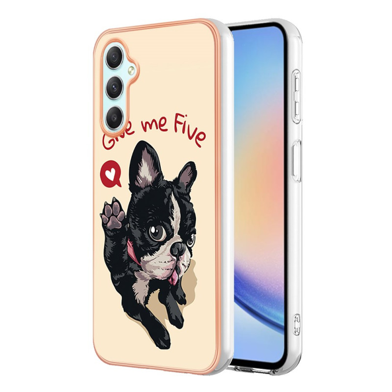 Coque Samsung Galaxy A25 5G Chien Give Me Five