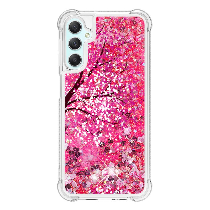 Coque Samsung Galaxy A25 5G / A24 4G Paillettes Motif de Cerisier