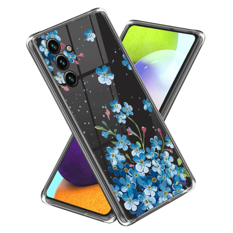 Coque Samsung Galaxy A25 5G Fleurs Bleues