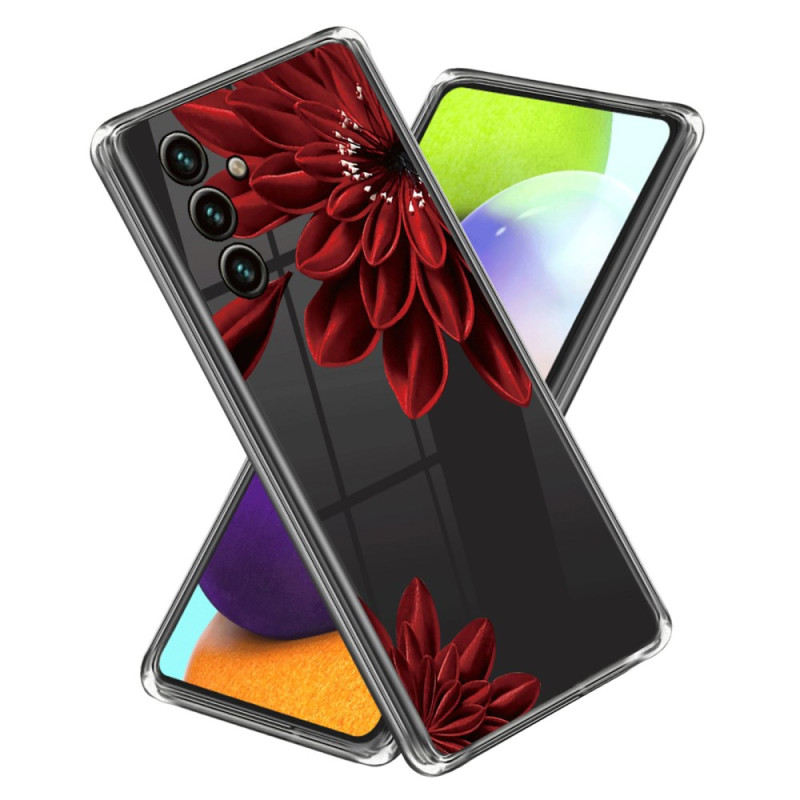 Coque Samsung Galaxy A25 5G Fleur Rouge