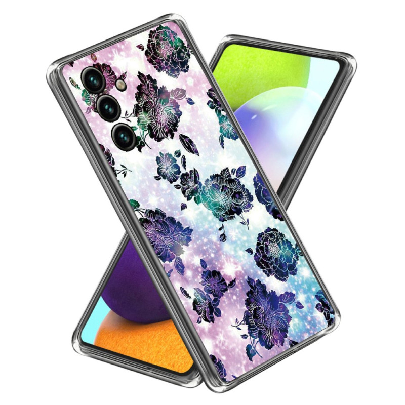 Coque Samsung Galaxy A25 5G Fleurs Pourpres