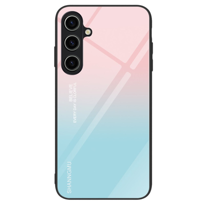 Coque Samsung Galaxy A25 5G Verre Trempé Rose et Bleu