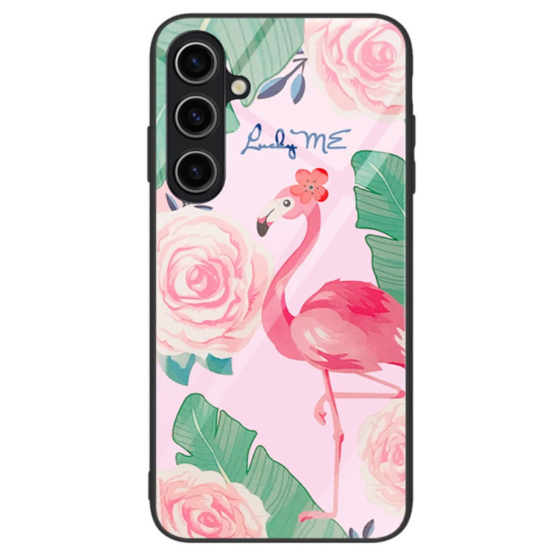 Coque Samsung Galaxy A25 5G Verre Trempé Flamant Rose