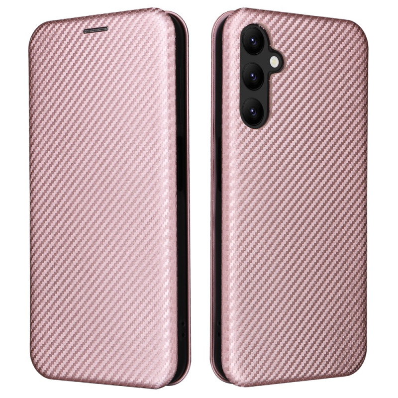 Flip Cover Samsung Galaxy A25 5G Fibre Carbone