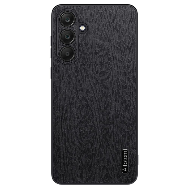 Coque Samsung Galaxy A25 5G Simili Cuir Texture Bois