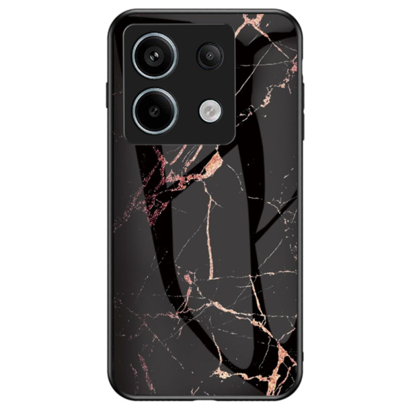 Coque Xiaomi Redmi Note 13 Pro 5G / Poco X6 5G Verre Trempé Marbre Noir et Doré