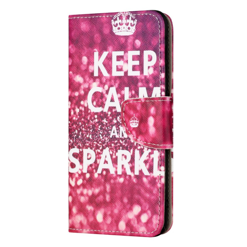 Housse Samsung Galaxy A05s Keep Calm and Sparkle