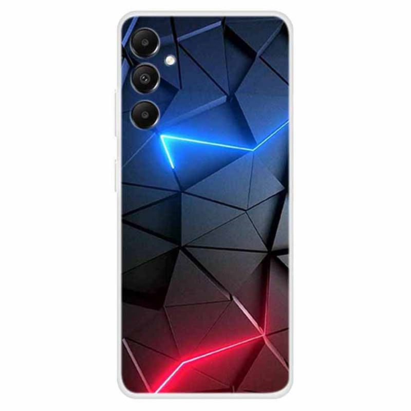 Coque Samsung Galaxy A05s Motif Rouge et Bleu