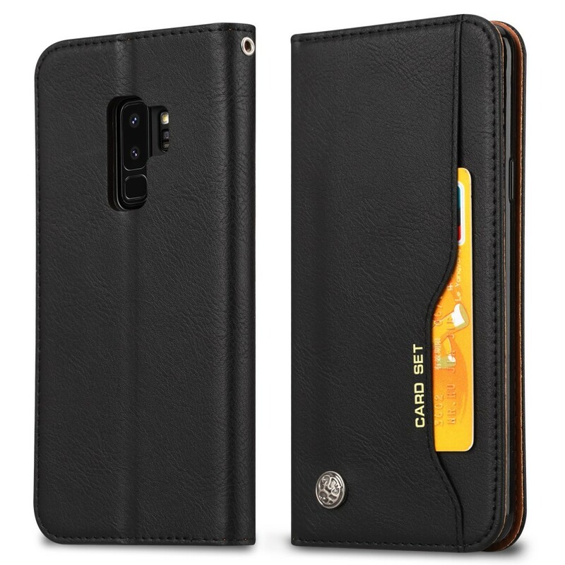 Flip Cover Samsung Galaxy S9 Plus Simili Cuir Porte-Cartes