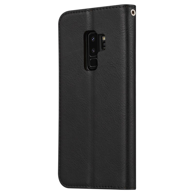 Flip Cover Samsung Galaxy S9 Plus Simili Cuir Porte-Cartes