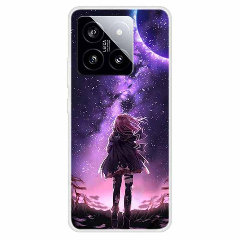 Coque Xiaomi 14 Jeune Fille aux Étoiles