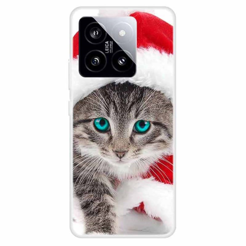 Coque Xiaomi 14 Chat Noël