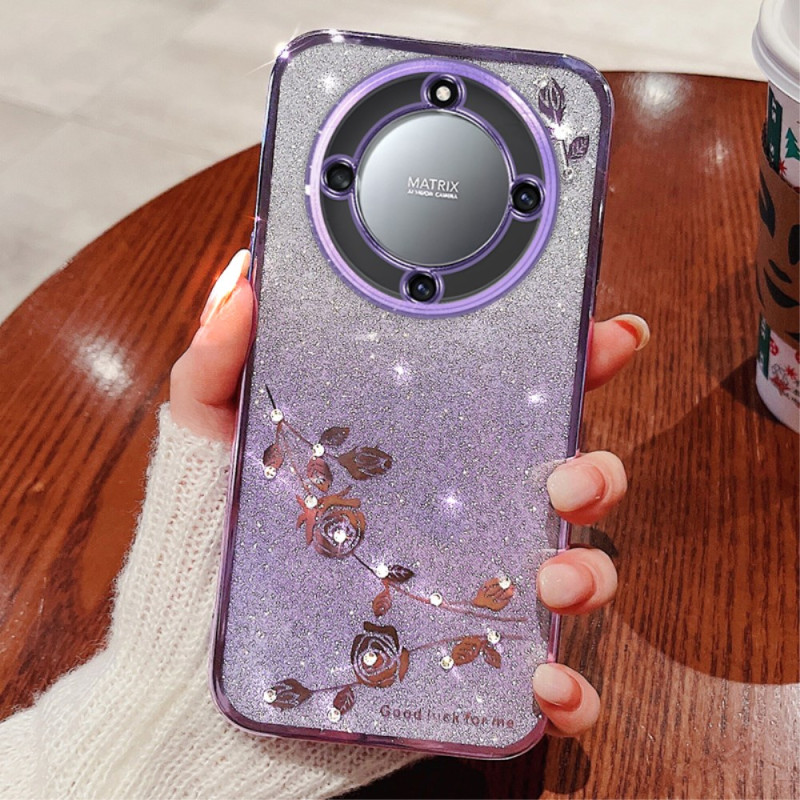 Coque Honor Magic 5 Lite Paillettes et Strass KADEM