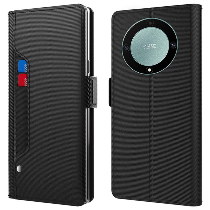 Housse Honor Magic 5 Lite Porte-Cartes Amovible et Miroir