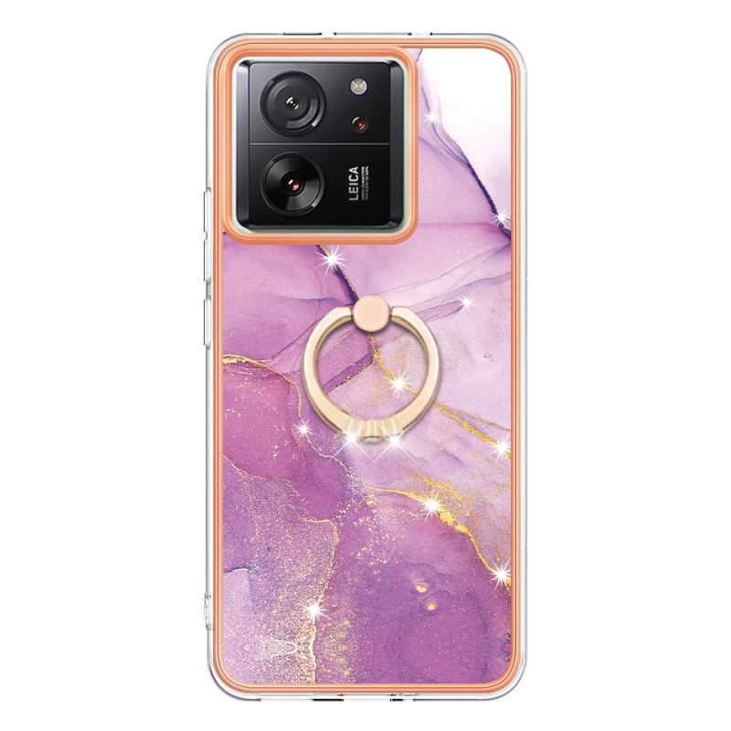 Coque Xiaomi 13T / 13T Pro Anneau-Support Effet Marbre