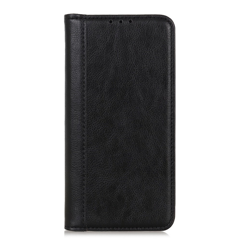 Flip Cover Honor Magic 6 Lite / X9b Cuir Fendu Texture Litchi