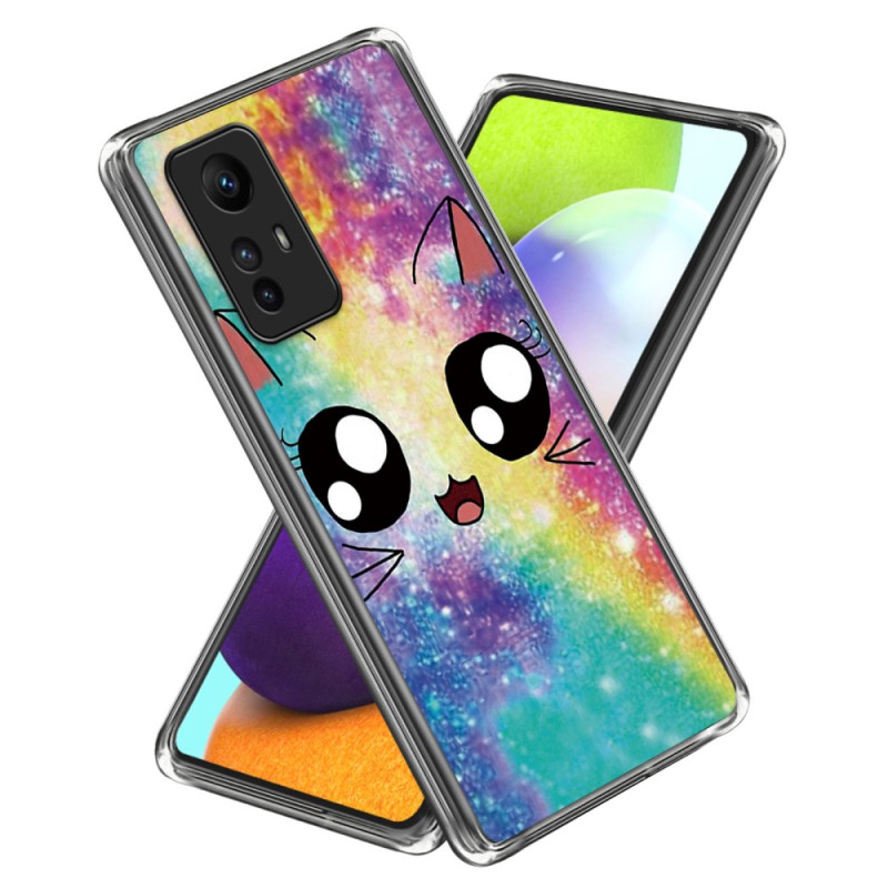 Coque Xiaomi Redmi Note 12S Chat Arc-en-ciel