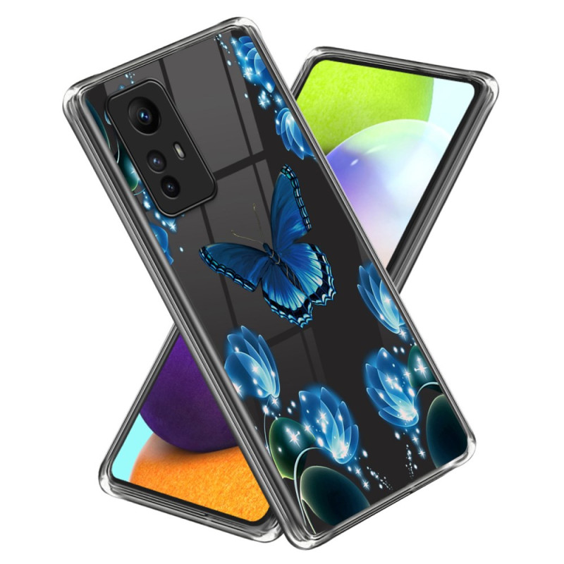 Coque Xiaomi Redmi Note 12S Papillon et Fleur